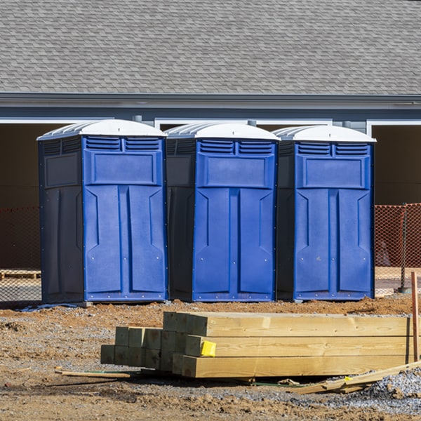 do you offer hand sanitizer dispensers inside the porta potties in West Danville